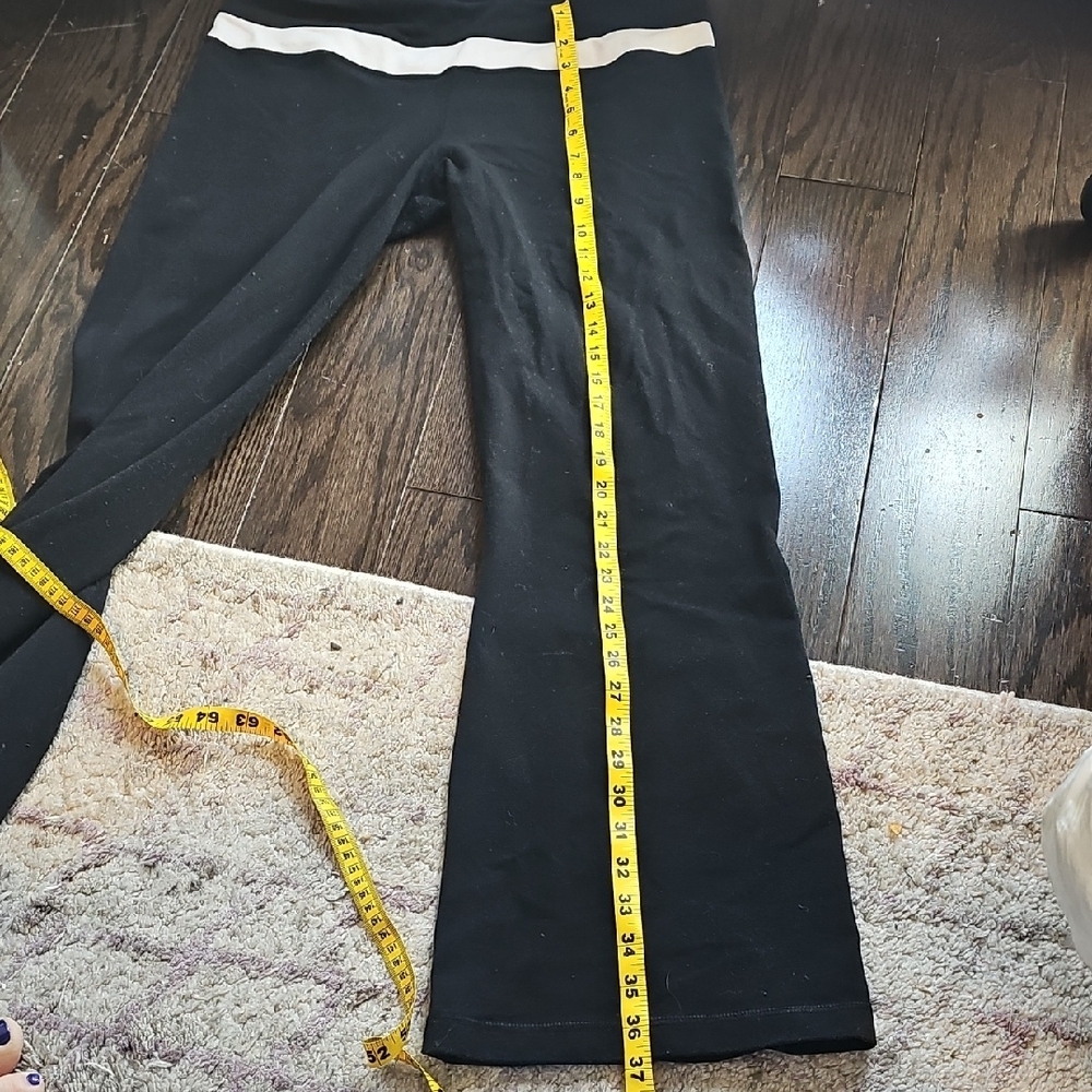 lululemon athletica Black and White Flare Leggings - Picture 6 of 6